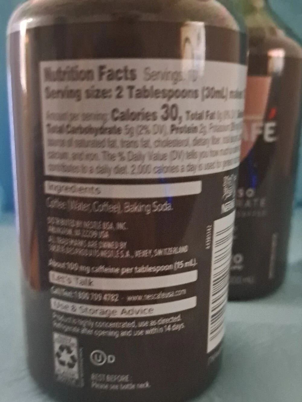 Black Espresso Concentrate Bottles - Black